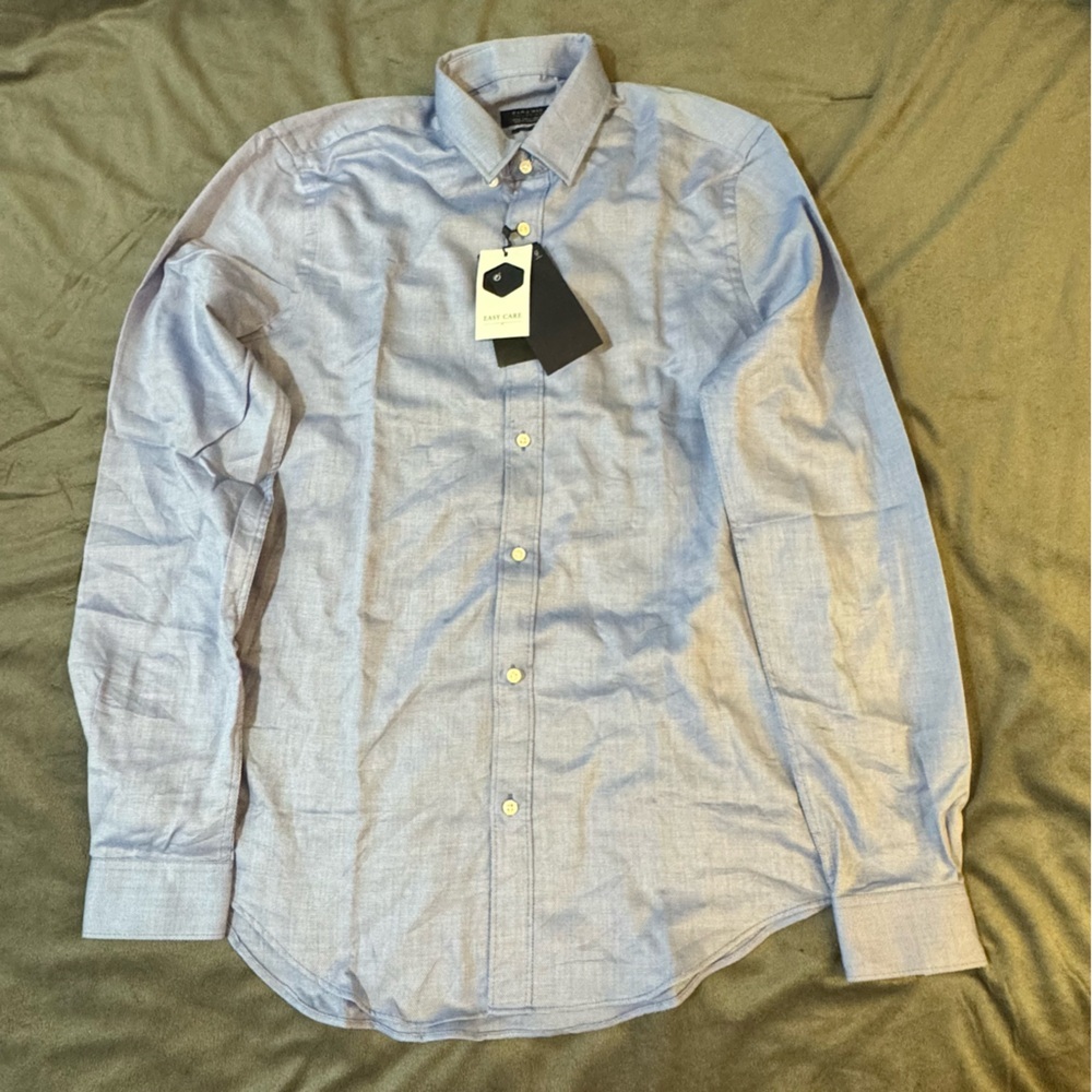 Zara Blue Casual Button Down Shirt Long Sleeve

#1052